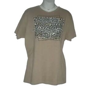 Love In Faith Tee Shirt Religious Christian Pray Jesus Heathered Prayer Sz L